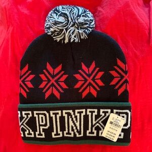 NWT Victoria’s Secret PINK Holiday Hat